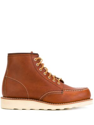 Red Wing Shoes bottines lacées à semelle crantée - Marron