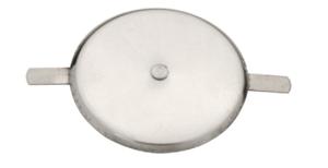 Kirchhoff Blinde afdekplaat, chroom, 60 mm - 988234113