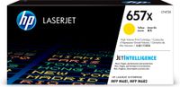 HP 657X originele high-capacity gele LaserJet tonercartridge - thumbnail