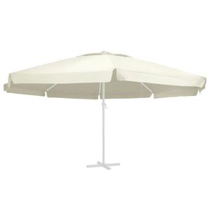 Vervangingsdoek voor parasol 600 cm zandkleurig