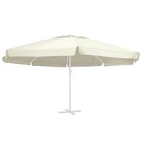 Vervangingsdoek voor parasol 600 cm zandkleurig