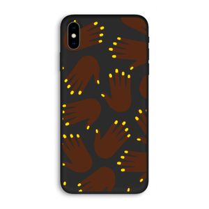 Hands dark: iPhone XS Max Biologisch afbreekbaar hoesje
