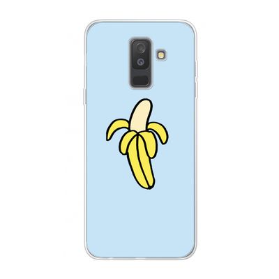 Banana: Samsung Galaxy A6 Plus (2018) Transparant Hoesje