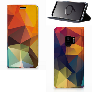 Samsung Galaxy S9 Stand Case Polygon Color