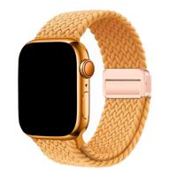 Apple Watch Bandje Zyra - Nylon - Geel - 38, 40, 41 & 42mm Apple Watch Bandje Zyra - Nylon - Geel - 38, 40, 41 & 42mm