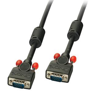 LINDY 36374 VGA-kabel VGA Aansluitkabel VGA-stekker 15-polig, VGA-stekker 15-polig 3.00 m Zwart
