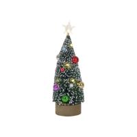 everlands kunstkerstboom 10LED 24cm op houten standaard