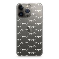 Wimpers: iPhone 13 Pro Transparant Hoesje