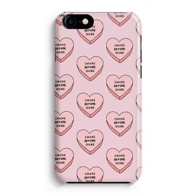 Chicks before dicks: Volledig Geprint iPhone 7 Plus Hoesje