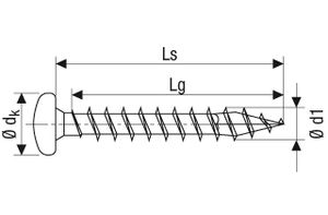 Spax bolkop t20 4,0x30(200)