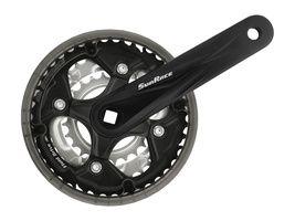 Sunrace Crankstel fcm500 24-34-42t 170 mm zwart/zilver