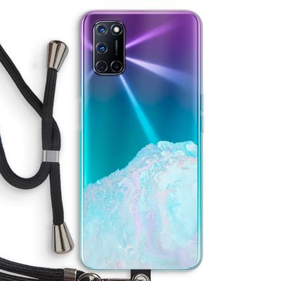 Fantasie pastel: Oppo A72 Transparant Hoesje met koord
