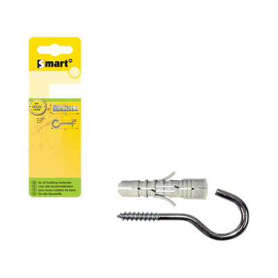 pgb-Europe SMART | plug + schroefhaak Ø 10x50 NZN | 2 st SM0PSHN0110100050H