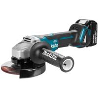 Makita DGA505RTJ Accu Haakse Slijper 125mm 18V 5.0Ah in Mbox