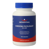 Chroom picolinaat 200mcg 100 Tabletten