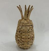 Ananas Mand Riet 22x20x35cm