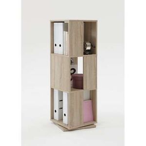 Kast draaibaar Tower - bruin - 108x34x34 cm - Leen Bakker