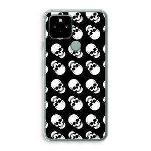 Musketon Skulls: Google Pixel 5 Transparant Hoesje
