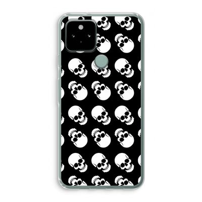 Musketon Skulls: Google Pixel 5 Transparant Hoesje