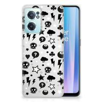 Silicone Back Case OnePlus Nord CE 2 5G Silver Punk