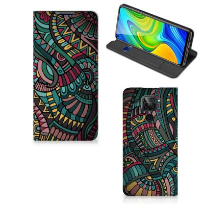 Xiaomi Redmi Note 9 | Hoesje met Magneet | Aztec