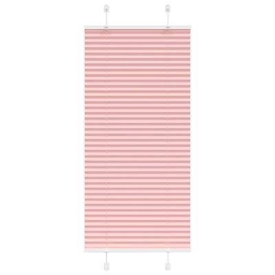 Pliss rolgordijn 65x100 cm stofbreedte 64,4 cm polyester roze