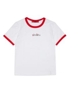 MAX&Co. Kids t-shirt en coton à logo brodé - Blanc