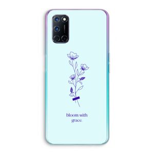 Bloom with grace: Oppo A52 Transparant Hoesje