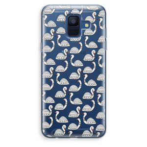 Zwanen: Samsung Galaxy A6 (2018) Transparant Hoesje