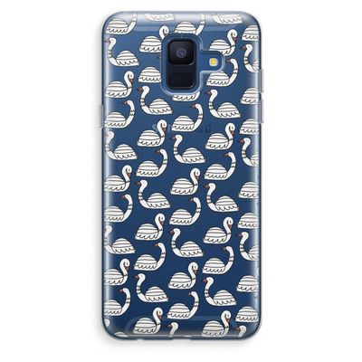 Zwanen: Samsung Galaxy A6 (2018) Transparant Hoesje