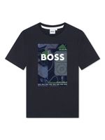 BOSS Kidswear t-shirt en coton à imprimé graphique - Noir - thumbnail