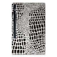 Samsung Galaxy Tab S7 Plus | S8 Plus Back Case Slangenprint Samsung Galaxy Tab S7 Plus | S8 Plus Back Case Slangenprint