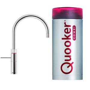 Quooker Fusion Round Chroom met Combi Boiler