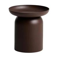Kave Home Arcola bijzettafel Ø45 cm Bruin