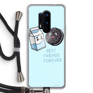 Best Friend Forever: OnePlus 8 Pro Transparant Hoesje met koord