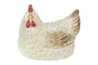 Countryfield kip zittend 9,5x7x8,5cm