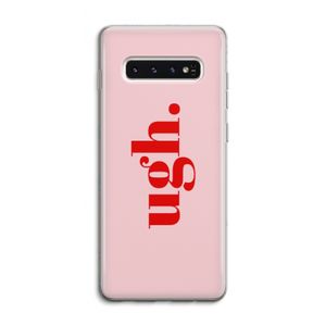 Ugh: Samsung Galaxy S10 4G Transparant Hoesje