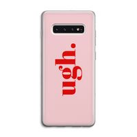 Ugh: Samsung Galaxy S10 4G Transparant Hoesje
