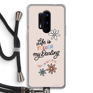 Tough Life: OnePlus 8 Pro Transparant Hoesje met koord