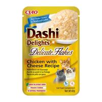 INABA CAT Dashi Delights Delicate Vlokken Kip met Kaas - kattensnack - 40g