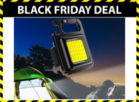 Hofftech Sleutelhanger zaklamp - COB LED - Oplaadbaar