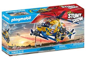 Playmobil Stunt Show Lucht Stuntshow filmploeg helikopter - 70833