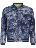 ETRO veste bomber à motif en jacquard - Bleu