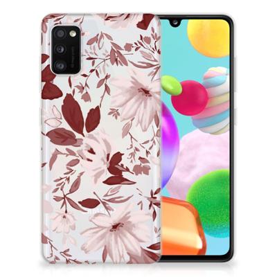 Smartphone hoesje Samsung Galaxy A41 Watercolor Flowers