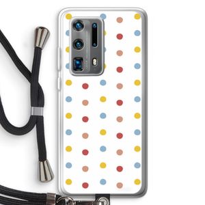 Bollen: Huawei P40 Pro Plus Transparant Hoesje met koord
