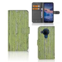 Nokia 5.4 | Book Style Case | Green Wood
