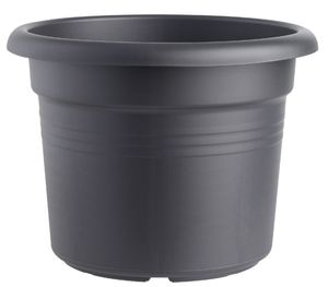 Bloempot Green basics cilinder 35 cm living black - Elho