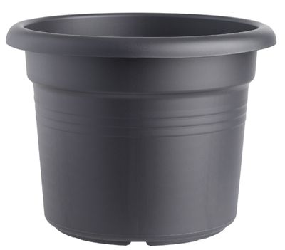 Bloempot Green basics cilinder 35 cm living black - Elho