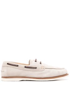 Brunello Cucinelli mocassins à lacets - Tons neutres