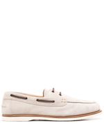 Brunello Cucinelli mocassins à lacets - Tons neutres